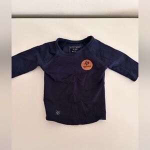 Navy Kids Swim Rashguard
